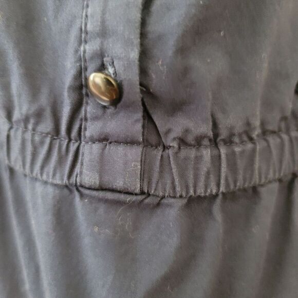 Old Navy size 4-5 girls cotton blue school uniform dress collared button up shor - Picture 3 of 4